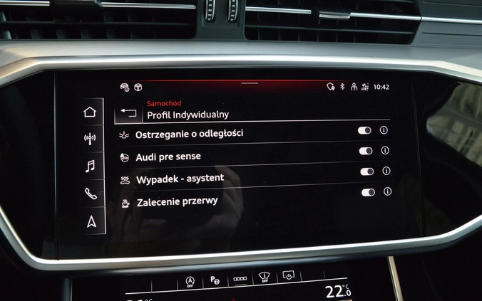 Audi A6 cena 267900 przebieg: 44934, rok produkcji 2023 z Rajgród małe 781